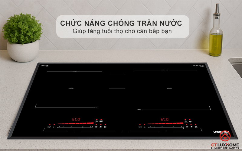 BẾP TỪ 2 VÙNG NẤU KOCHER DI-338PRO MÀU ĐEN DI338PRO 3