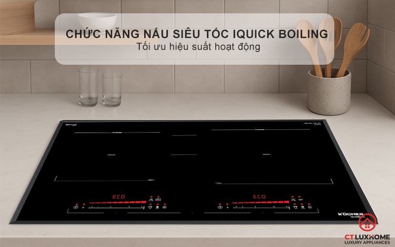 BẾP TỪ 2 VÙNG NẤU KOCHER DI-338PRO MÀU ĐEN DI338PRO 7