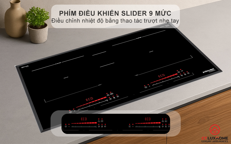 BẾP TỪ 2 VÙNG NẤU KOCHER DI-338PRO MÀU ĐEN DI338PRO 6