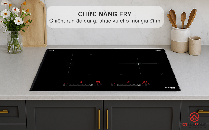 BẾP TỪ 2 VÙNG NẤU KOCHER DI-688SE MÀU ĐEN DI688SE 9