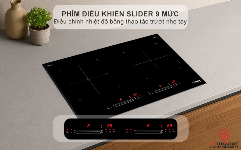 BẾP TỪ 2 VÙNG NẤU KOCHER DI-688SE MÀU ĐEN DI688SE 6