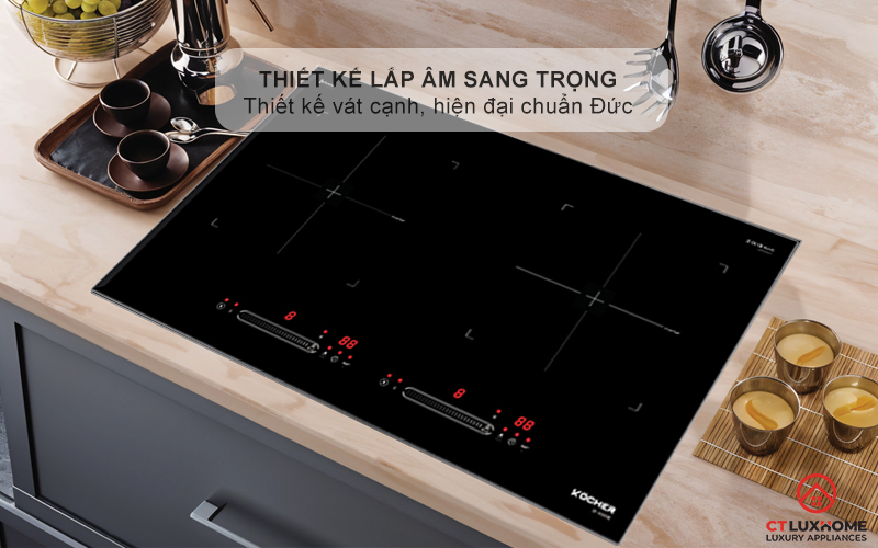 BẾP TỪ 2 VÙNG NẤU KOCHER DI-688SE MÀU ĐEN DI688SE 1