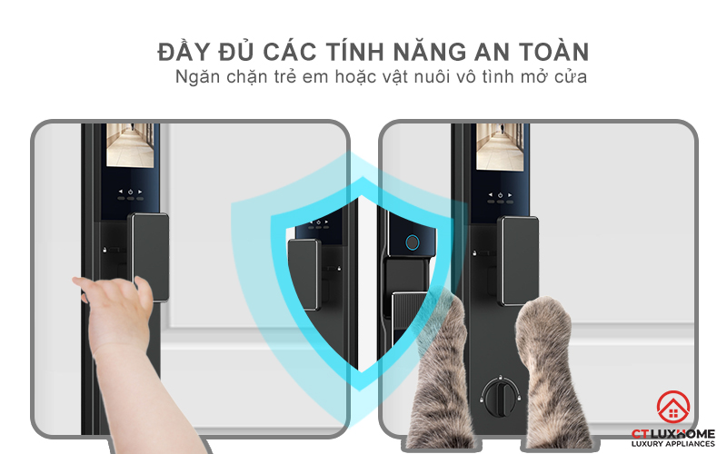 HOÁ CỬA THÔNG MINH AVOLOCK AL 75TFV CẢM BIẾN VÂN TAY, KHUÔN MẶT 9
