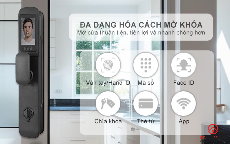 KHOÁ CỬA THÔNG MINH AVOLOCK AL 80FRVT CẢM BIẾN VÂN TAY, KHUÔN MẶT AL80FRVT 11