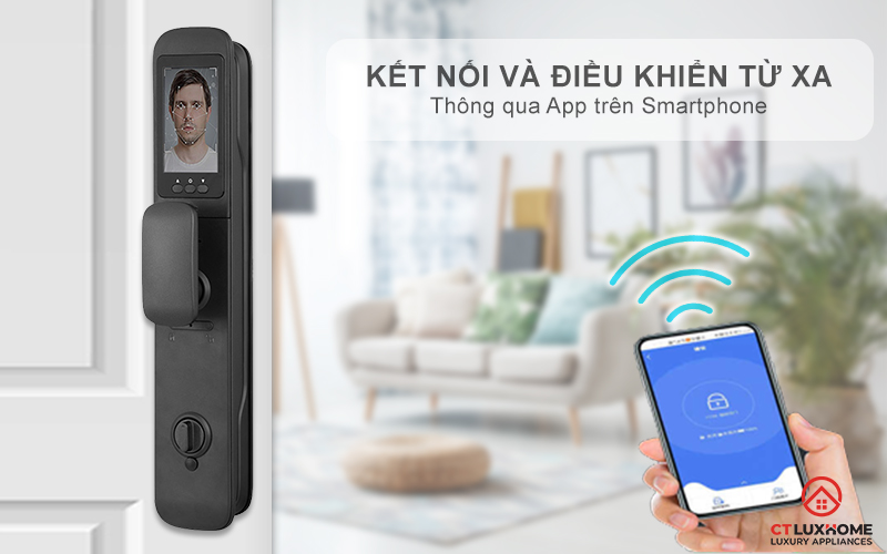 KHOÁ CỬA THÔNG MINH AVOLOCK AL 80FRVT CẢM BIẾN VÂN TAY, KHUÔN MẶT AL80FRVT 9