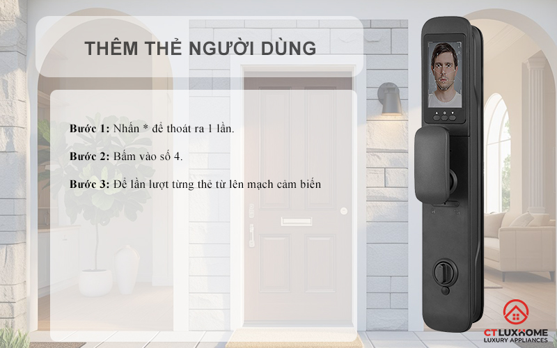 KHOÁ CỬA THÔNG MINH AVOLOCK AL 80FRVT CẢM BIẾN VÂN TAY, KHUÔN MẶT AL80FRVT 7