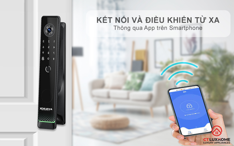 KHOÁ CỬA THÔNG MINH AVOLOCK AL 81FRVT CẢM BIẾN VÂN TAY, KHUÔN MẶT AL81FRVT 7
