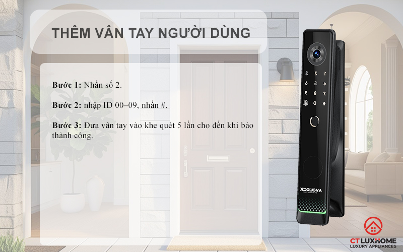 KHOÁ CỬA THÔNG MINH AVOLOCK AL 81FRVT CẢM BIẾN VÂN TAY, KHUÔN MẶT AL81FRVT 6