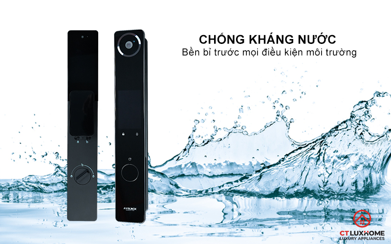 KHOÁ CỬA THÔNG MINH AVOLOCK AL 83FRVT CẢM BIẾN VÂN TAY, KHUÔN MẶT MÀU ĐEN AL83FRVT 4