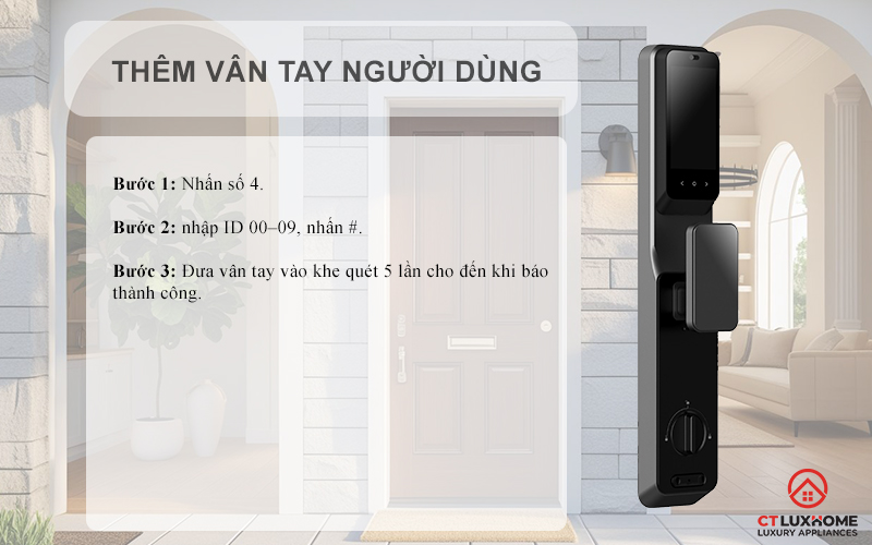 KHOÁ CỬA THÔNG MINH AVOLOCK AL 84FRVT CẢM BIẾN VÂN TAY, KHUÔN MẶT MÀU ĐEN AL84FRVT 8