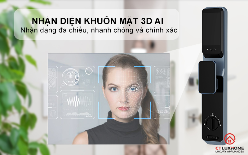 KHOÁ CỬA THÔNG MINH AVOLOCK AL 85FRVT CẢM BIẾN VÂN TAY, KHUÔN MẶT MÀU ĐEN AL85FRVT 2