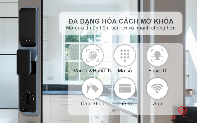 KHOÁ CỬA THÔNG MINH AVOLOCK AL 85FRVT CẢM BIẾN VÂN TAY, KHUÔN MẶT MÀU ĐEN AL85FRVT 12