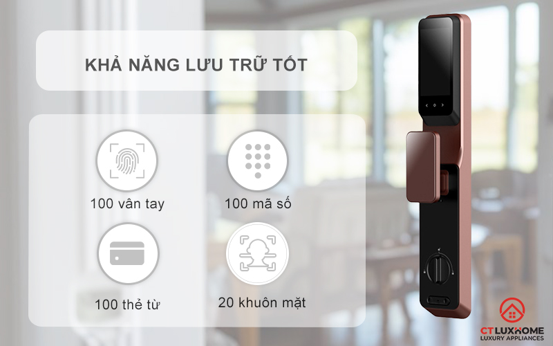 KHOÁ CỬA THÔNG MINH AVOLOCK AL 87FRV CẢM BIẾN VÂN TAY, KHUÔN MẶT AL87FRV 12