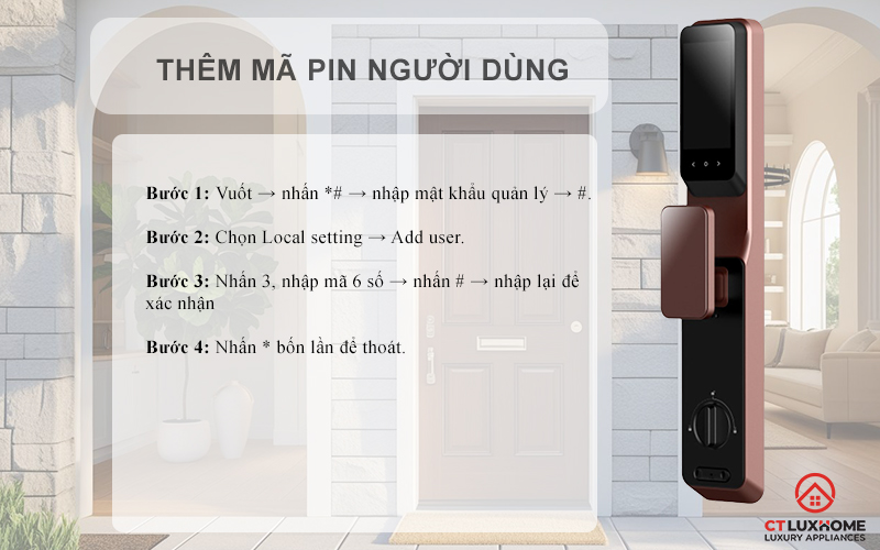 KHOÁ CỬA THÔNG MINH AVOLOCK AL 87FRV CẢM BIẾN VÂN TAY, KHUÔN MẶT AL87FRV 6
