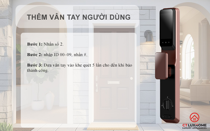KHOÁ CỬA THÔNG MINH AVOLOCK AL 87FRV CẢM BIẾN VÂN TAY, KHUÔN MẶT AL87FRV 8