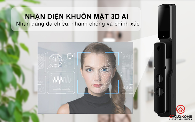 KHOÁ CỬA THÔNG MINH AVOLOCK AL 88TRV CẢM BIẾN VÂN TAY, KHUÔN MẶT AL88TRV 2