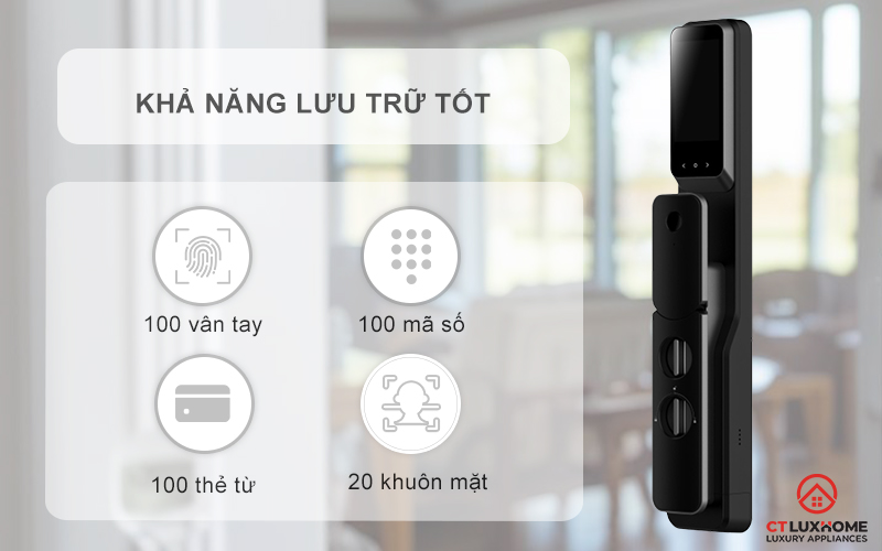 KHOÁ CỬA THÔNG MINH AVOLOCK AL 88TRV CẢM BIẾN VÂN TAY, KHUÔN MẶT AL88TRV 12