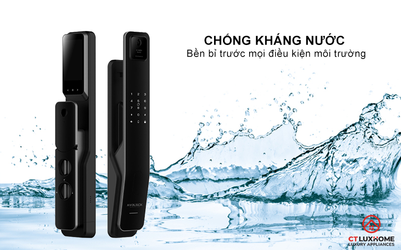 KHOÁ CỬA THÔNG MINH AVOLOCK AL 88TRV CẢM BIẾN VÂN TAY, KHUÔN MẶT AL88TRV 5