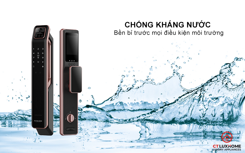 KHOÁ CỬA THÔNG MINH AVOLOCK AL 89FRV CẢM BIẾN VÂN TAY, KHUÔN MẶT AL89FRV 4