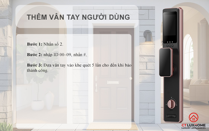 KHOÁ CỬA THÔNG MINH AVOLOCK AL 89FRV CẢM BIẾN VÂN TAY, KHUÔN MẶT AL89FRV 8