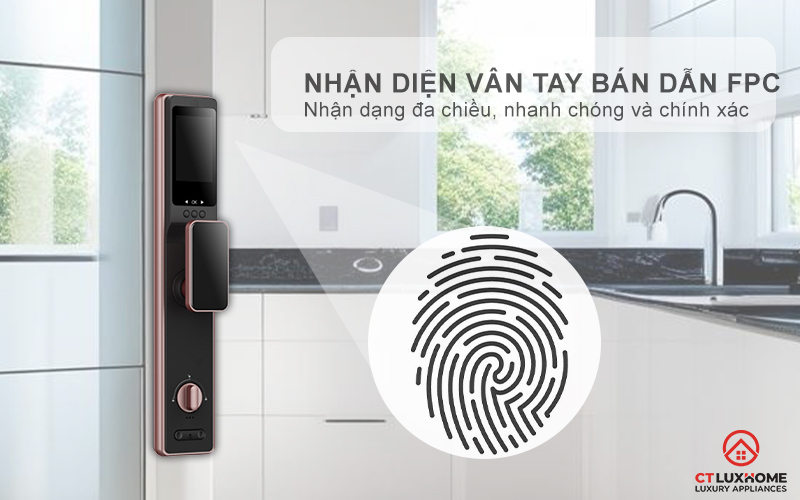 KHOÁ CỬA THÔNG MINH AVOLOCK AL 89FRV CẢM BIẾN VÂN TAY, KHUÔN MẶT AL89FRV 3