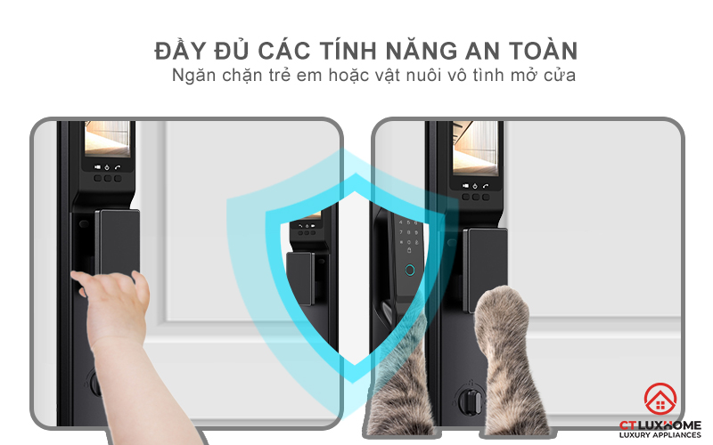 KHOÁ CỬA THÔNG MINH AVOLOCK AL 76TFV CẢM BIẾN VÂN TAY, KHUÔN MẶT AL76TFV 9