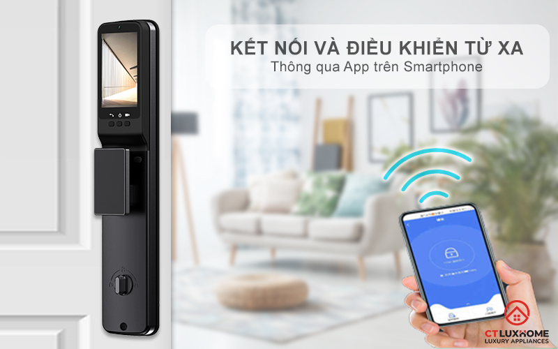 KHOÁ CỬA THÔNG MINH AVOLOCK AL 76TFV CẢM BIẾN VÂN TAY, KHUÔN MẶT AL76TFV 8