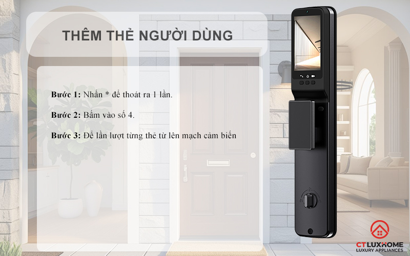 KHOÁ CỬA THÔNG MINH AVOLOCK AL 76TFV CẢM BIẾN VÂN TAY, KHUÔN MẶT AL76TFV 6