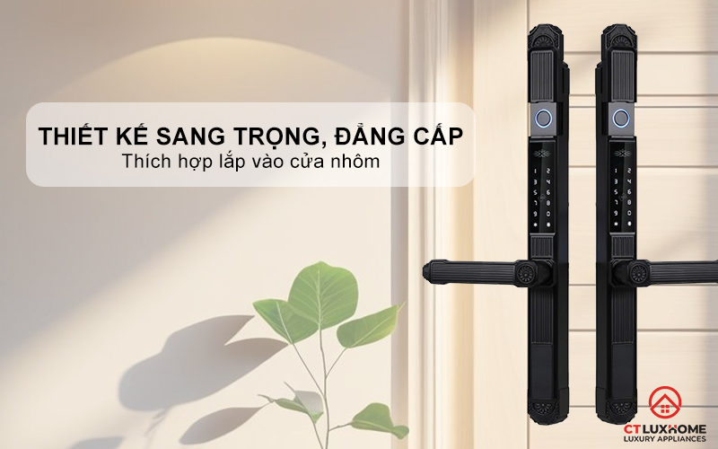 KHÓA CỬA NHÔM AVOLOCK AN 389 NHẬN DIỆN VÂN TAY AN389 1