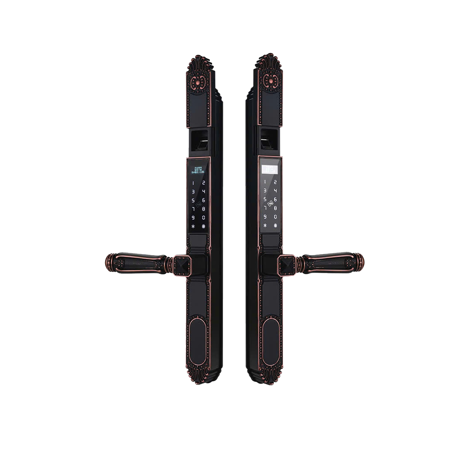 KHÓA CỬA NHÔM AVOLOCK AN 391 NHẬN DIỆN VÂN TAY CỔ ĐIỂN AN391