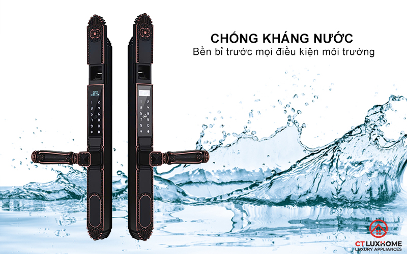 KHÓA CỬA NHÔM AVOLOCK AN 391 NHẬN DIỆN VÂN TAY CỔ ĐIỂN AN391 3