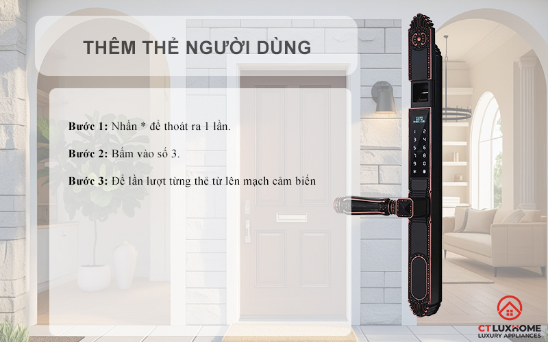 KHÓA CỬA NHÔM AVOLOCK AN 391 NHẬN DIỆN VÂN TAY CỔ ĐIỂN AN391 5