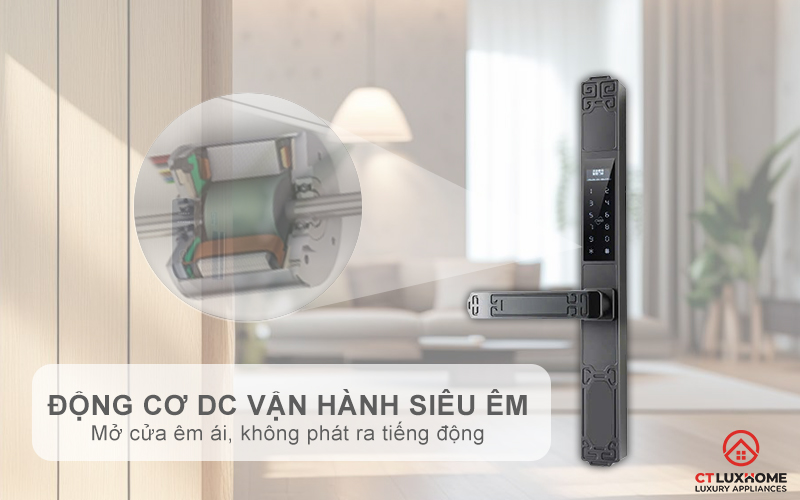 KHÓA CỬA NHÔM AVOLOCK AN 392 NHẬN DIỆN VÂN TAY CỔ ĐIỂN AN392 10