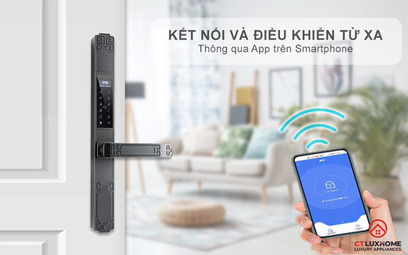 KHÓA CỬA NHÔM AVOLOCK AN 392 NHẬN DIỆN VÂN TAY CỔ ĐIỂN AN392 7