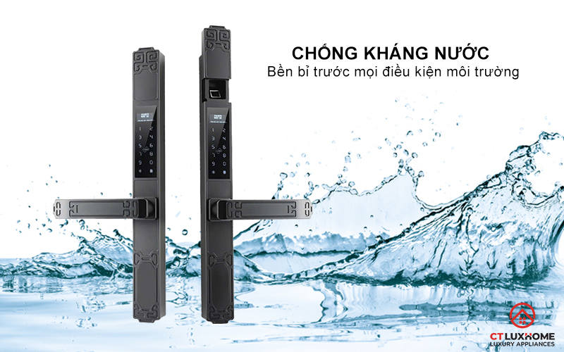 KHÓA CỬA NHÔM AVOLOCK AN 392 NHẬN DIỆN VÂN TAY CỔ ĐIỂN AN392 3