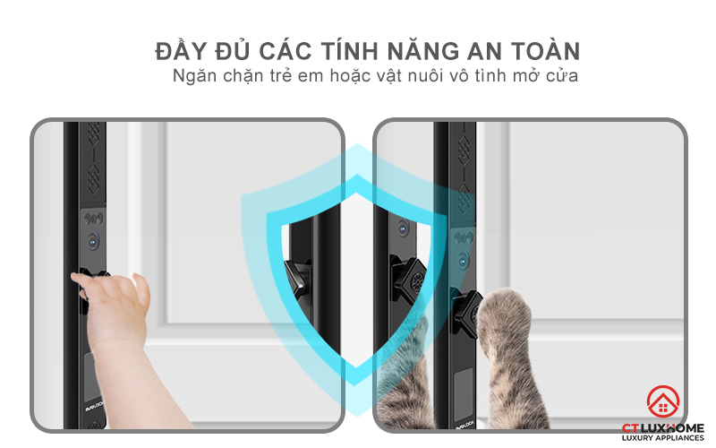 KHÓA CỬA NHÔM AVOLOCK AN 397 NHẬN DIỆN VÂN TAY AN397 8