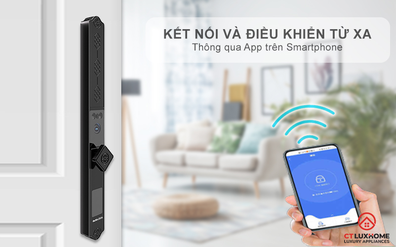 KHÓA CỬA NHÔM AVOLOCK AN 397 NHẬN DIỆN VÂN TAY AN397 7