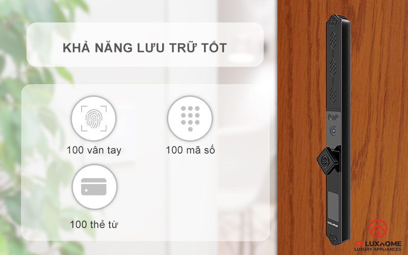 KHÓA CỬA NHÔM AVOLOCK AN 397 NHẬN DIỆN VÂN TAY AN397 10