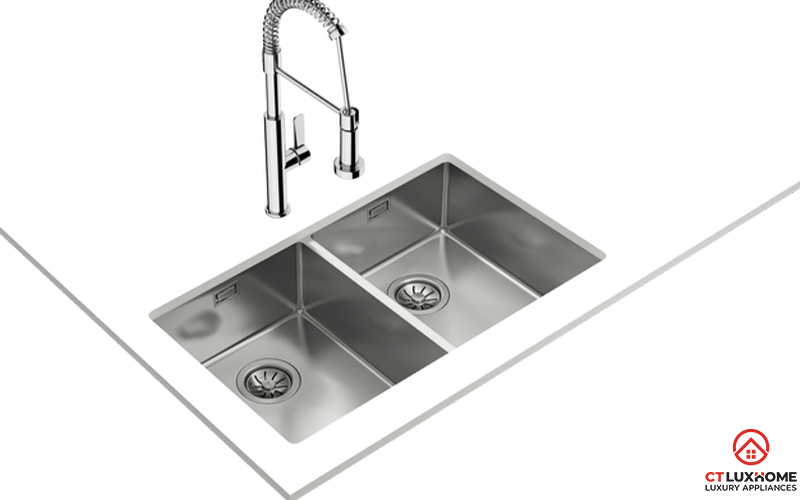 CHẬU RỬA BÁT INOX TEKA 2 HỐ RỬA BE LINEA RS15 2B 740 BELINEARS152B740 1