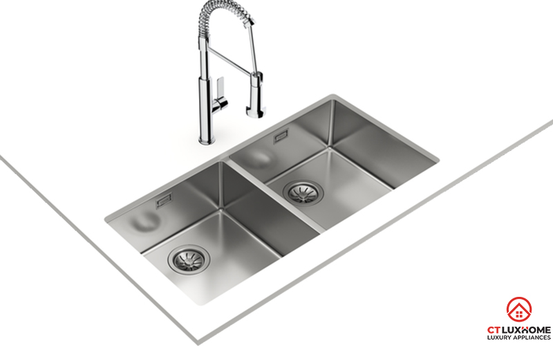 CHẬU RỬA BÁT INOX TEKA 2 HỐ RỬA TEKA BE LINEA RS15 2B 860 TEKABELINEARS152B860 1