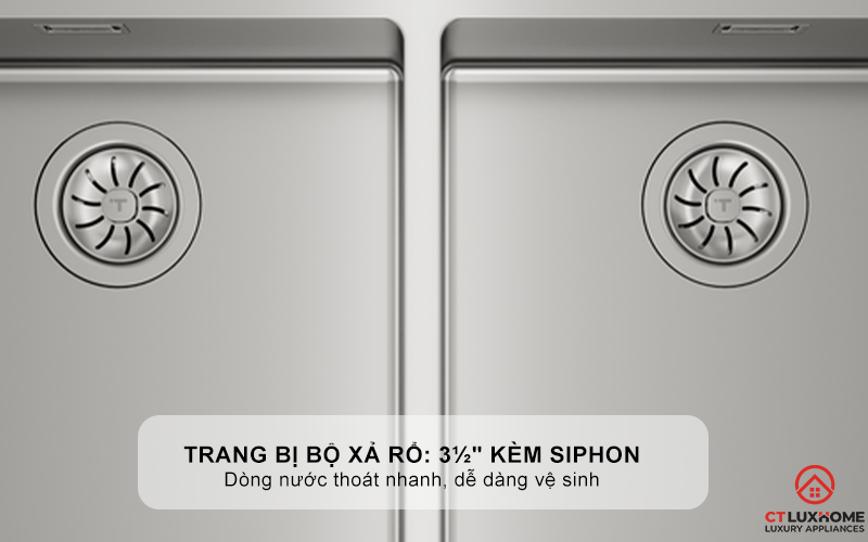 CHẬU RỬA BÁT INOX TEKA 2 HỐ RỬA TEKA BE LINEA RS15 2B 860 TEKABELINEARS152B860 6