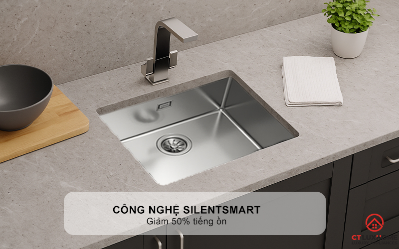 CHẬU CHẬU RỬA BÁT INOX TEKA 1 HỐC RỬA BE LINEA RS15 50.40 BELINEARS155040 4