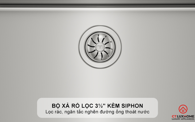 CHẬU CHẬU RỬA BÁT INOX TEKA 1 HỐC RỬA BE LINEA RS15 50.40 BELINEARS155040 6