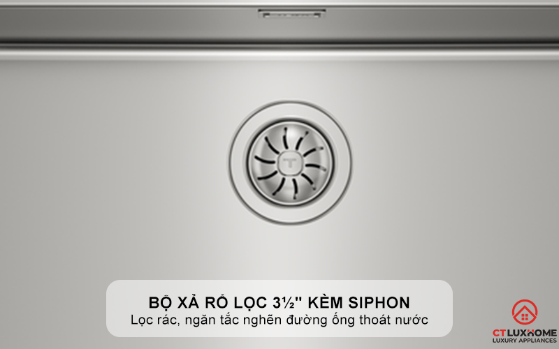 CHẬU RỬA BÁT INOX TEKA 1 HỐ RỬA BE LINEA RS15 71.40 BELINEARS157140 6