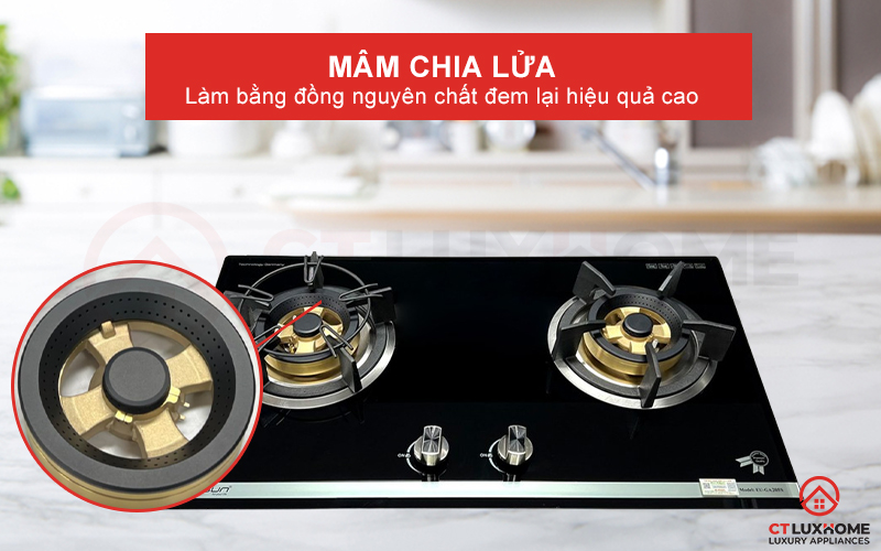 Mâm chia lửa bằng đồng nguyên chất đem lại hiệu quả cao