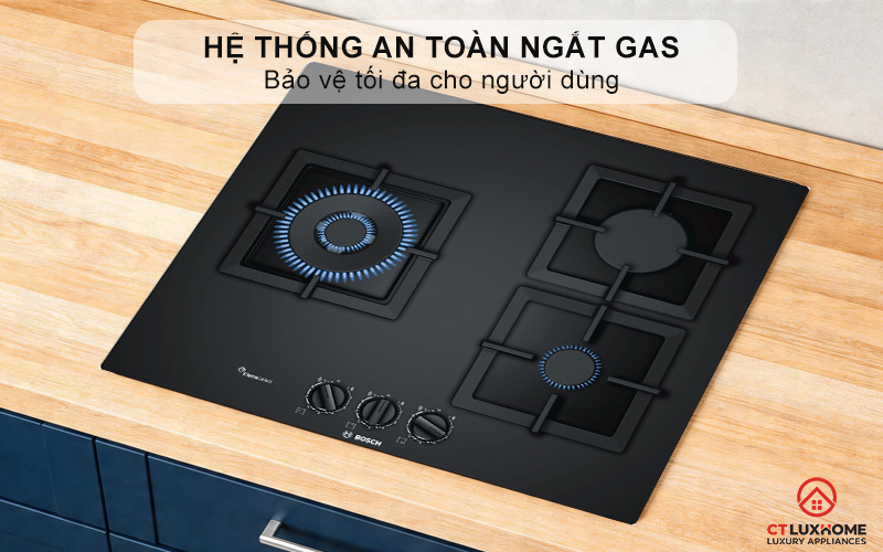 Hệ thống an toàn ngắt gas – Bảo vệ tối đa cho người dùng