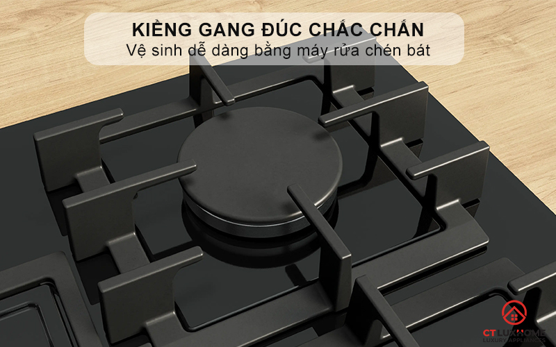 Kiềng gang đúc chắc chắn - Vệ sinh dễ dàng bằng máy rửa chén bát