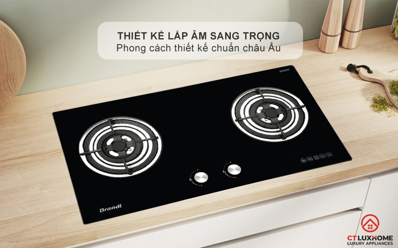 Thiết kế lắp âm sang trọng, tinh tế