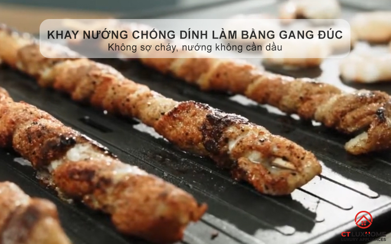 Khay nướng chống dính - Không sợ cháy, nướng không cần dầu