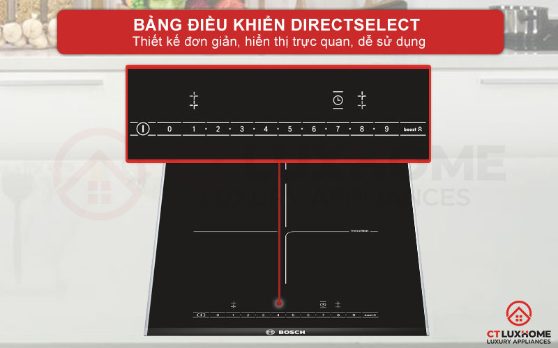 Bảng điều khiển DirectSelect thiết kế đơn giản, dễ sử dụng.